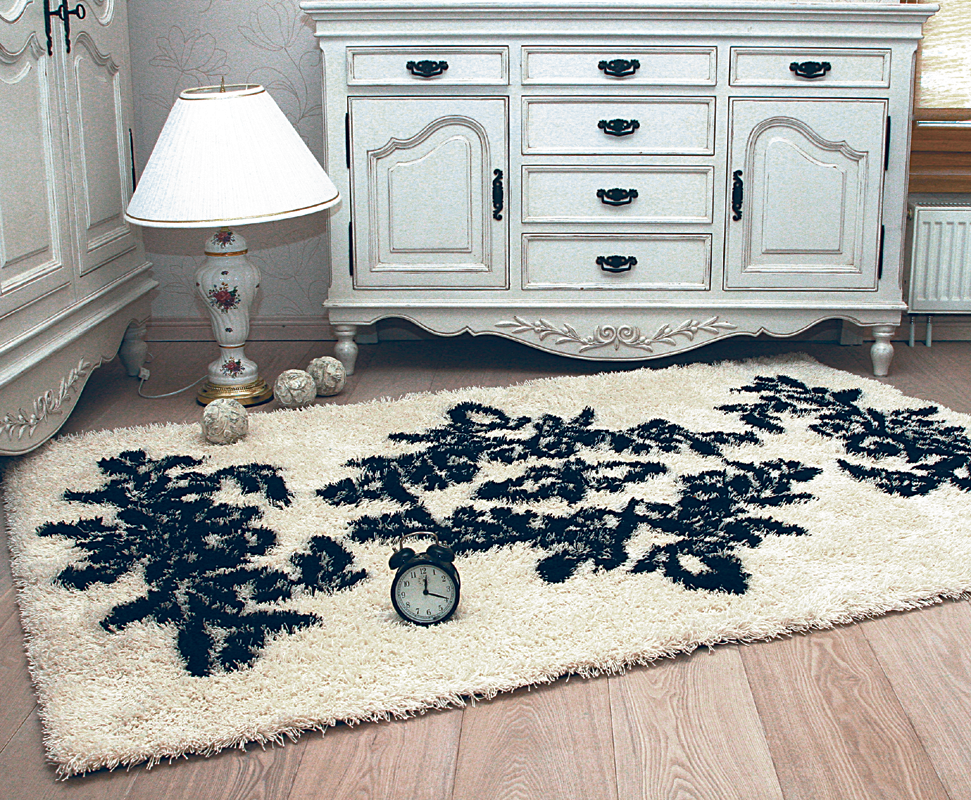 Tapis sur mesure en Laine Gris